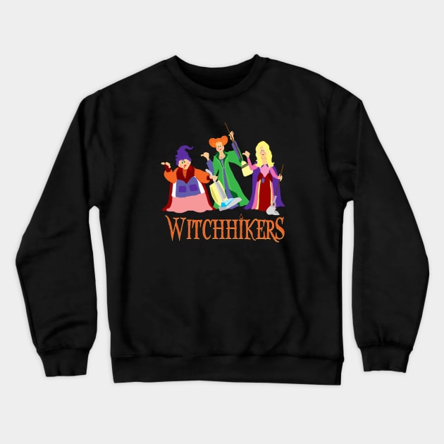 Witchhikers Crewneck Sweatshirt by theSteele